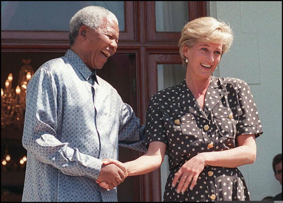 Princess Diana and Nelson Mandela 
