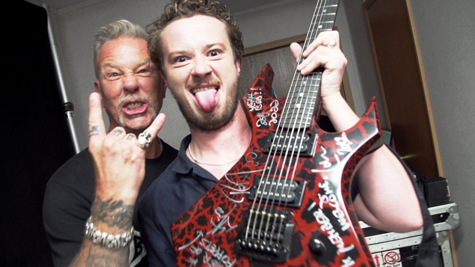 James Hetfield and Joseph Quinn Metallica