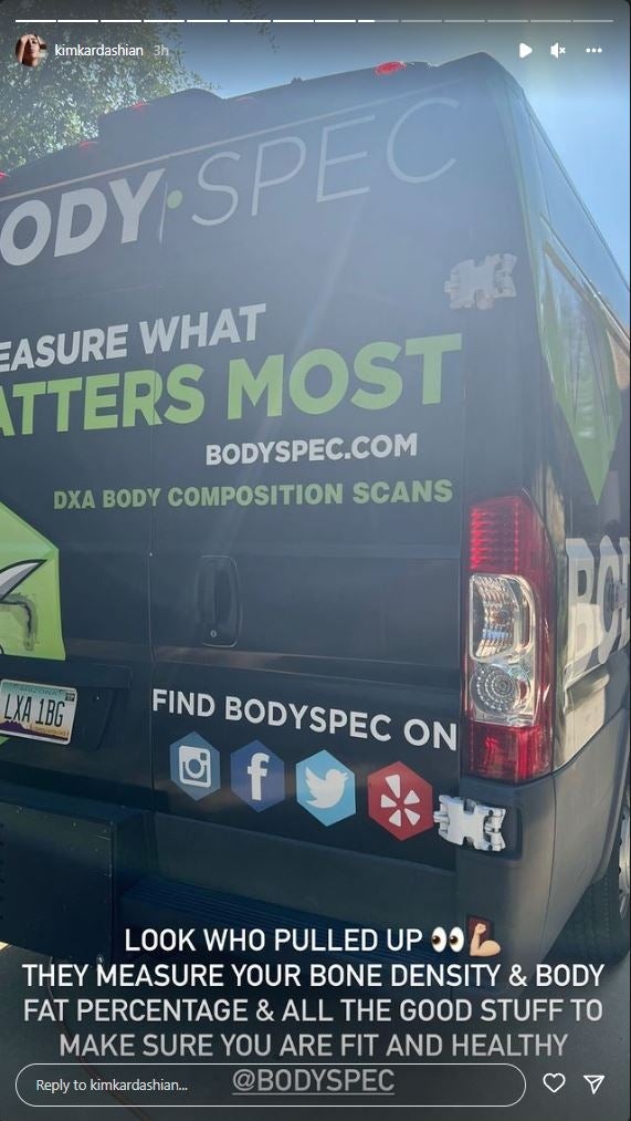 Kim Kardashian Gets Full Body Scan, Shares Lowered Body Fat Percentage