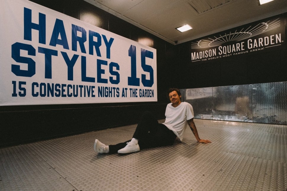 Harry Styles Madison Square Garden Banner 2