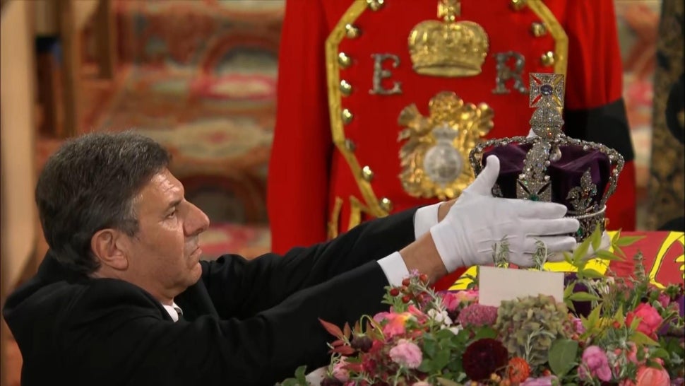 Queen Elizabeth's Funeral: Royal Orb, Scepter and Crown Removed From Coffin