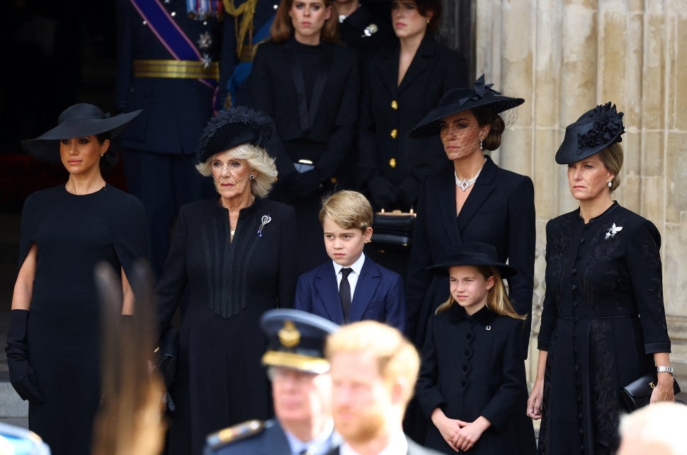The royal family attends Queen Elizabeth's funeral 