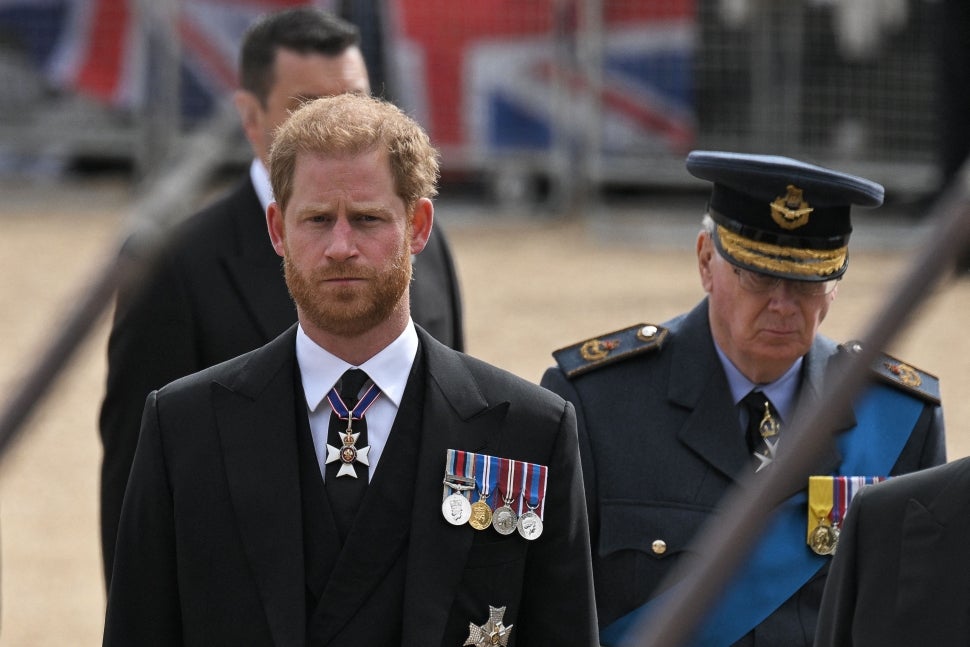 Prince Harry attends Queen Elizabeth's funeral 