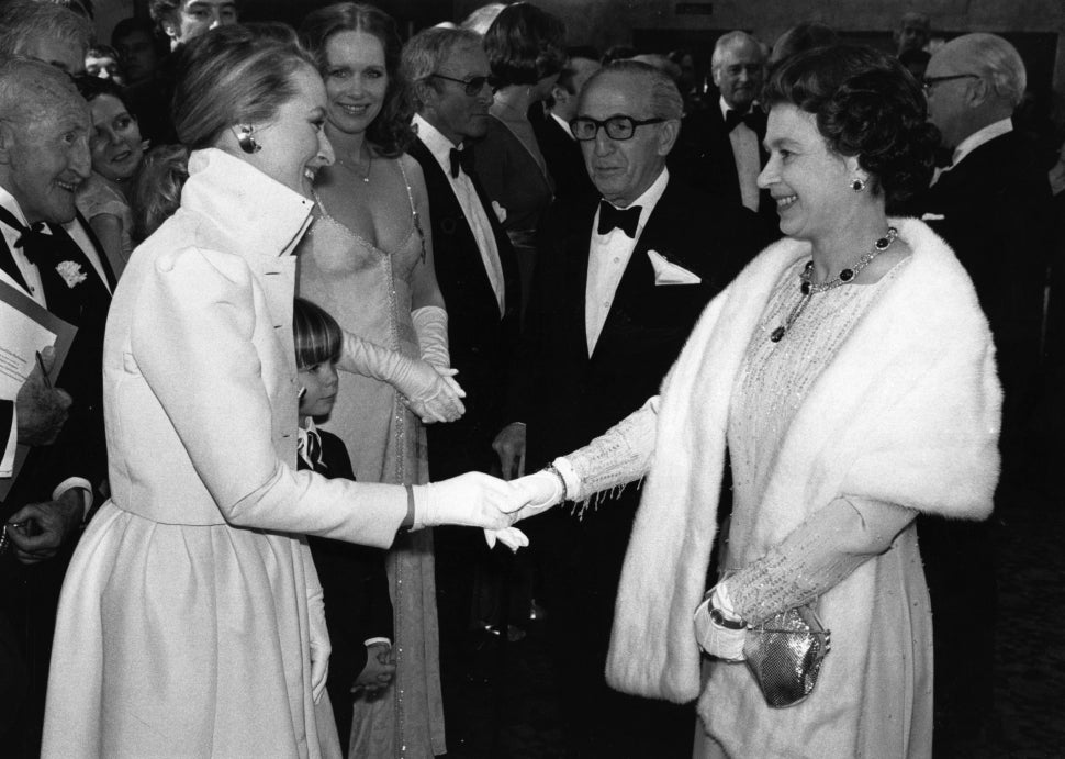 Meryl Streep and Queen Elizabeth II