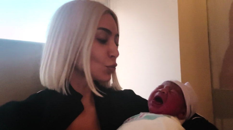 Kim Kardashian and Khloe's baby