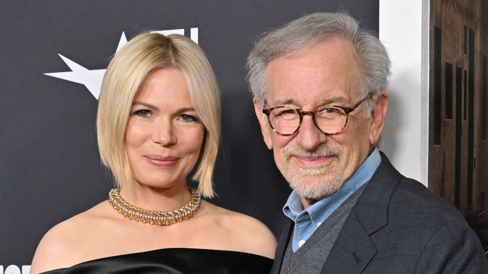 Michelle Williams and Steven Spielberg