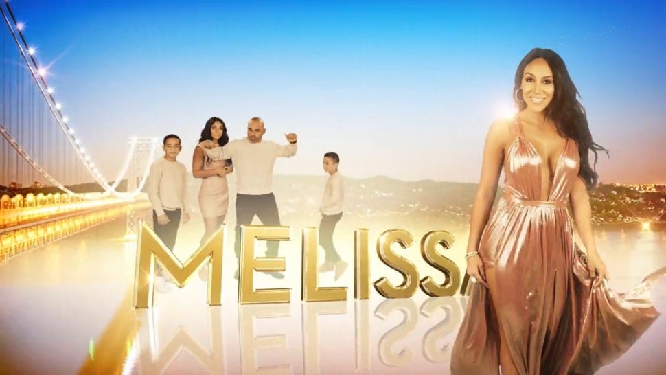 Melissa Gorga's season 13 intro card for The Real Housewives of New Jersey