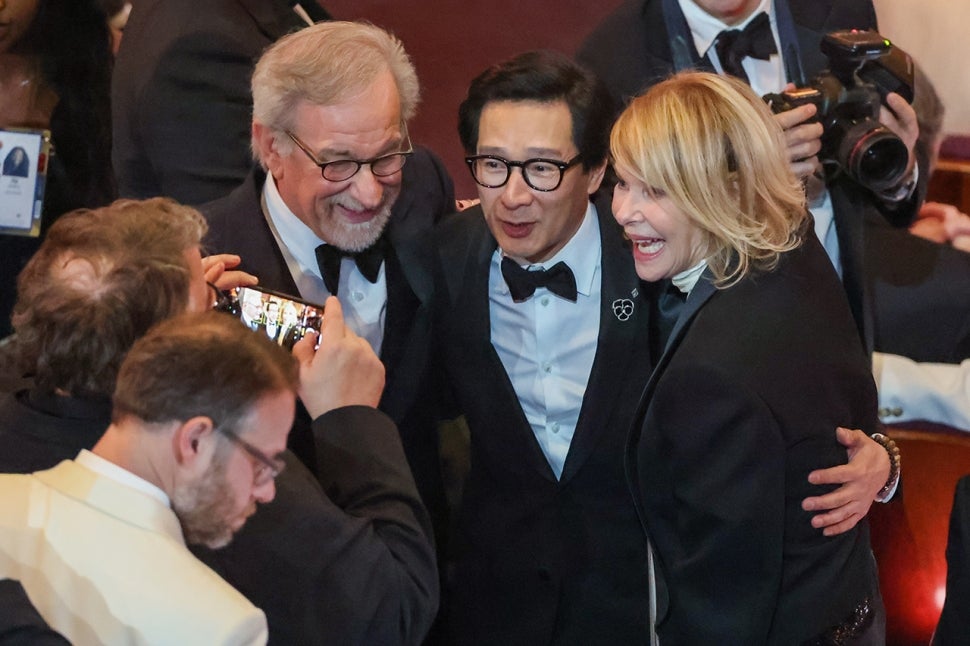 Steven Spielberg and Ke Huy Quan