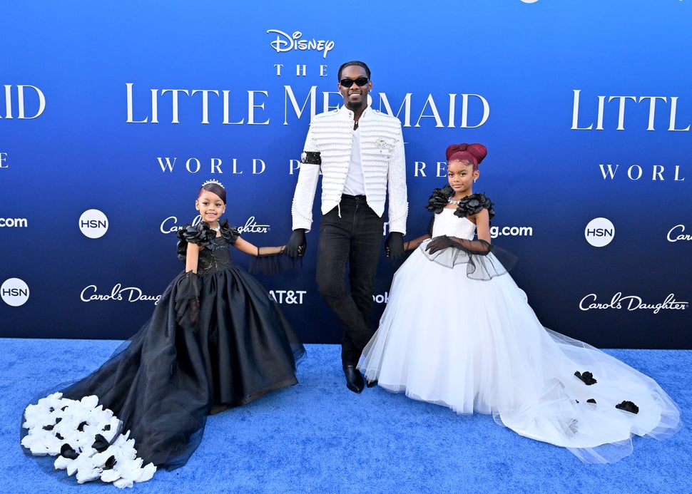  Kulture Kiari Cephus, Offset, and Kalea Marie Cephus attend the World Premiere of Disney's "The Little Mermaid" on May 08, 2023 in Hollywood, California.