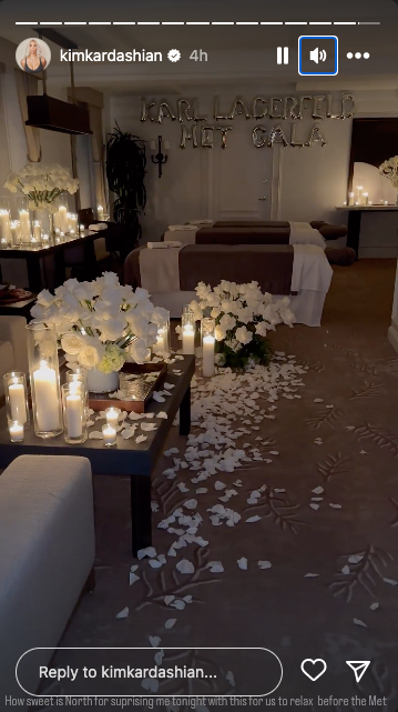 North West Surprises Mom Kim Kardashian With Pre-Met Gala Massages |  Entertainment Tonight