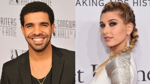 Getting Serious Drake Wears Hailey Baldwins H Necklace