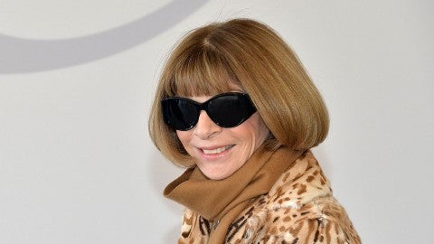 Anna Wintour Becomes a Dame, Wears Chanel and Sunglasses While