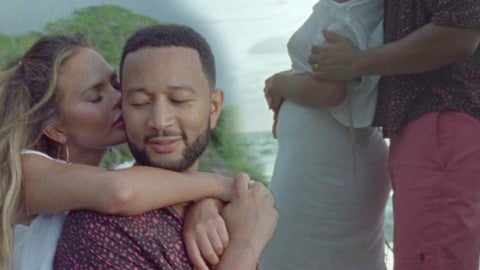 Chrissy Teigen Shows Off Her Growing Baby Bump After Revealing She S Expecting Third Child Entertainment Tonight