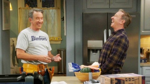 Last Man Standing Tim Allen And Nancy Travis On Saying Goodbye After 9 Seasons Exclusive Entertainment Tonight