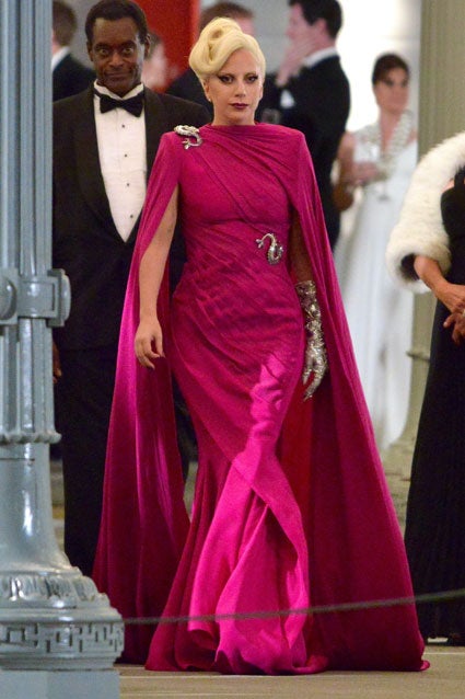 lady gaga ahs red dress Inside Lady Gaga's Amazing Horror Story Fashion