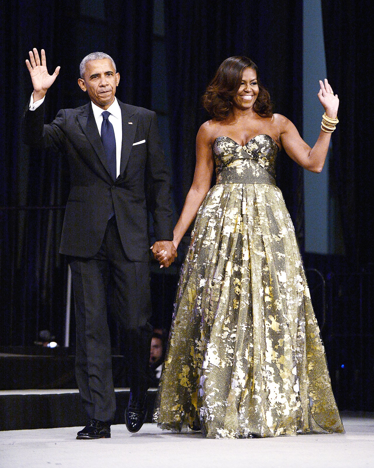 michelle obama gold dress Rose Gold Chainmail Evening Gown All Artifacts eMuseum