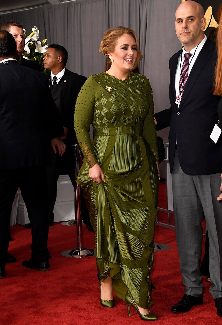 adele green dress Adele Green Dress with a collar FOBERINI – Angel for Fashion main image 1