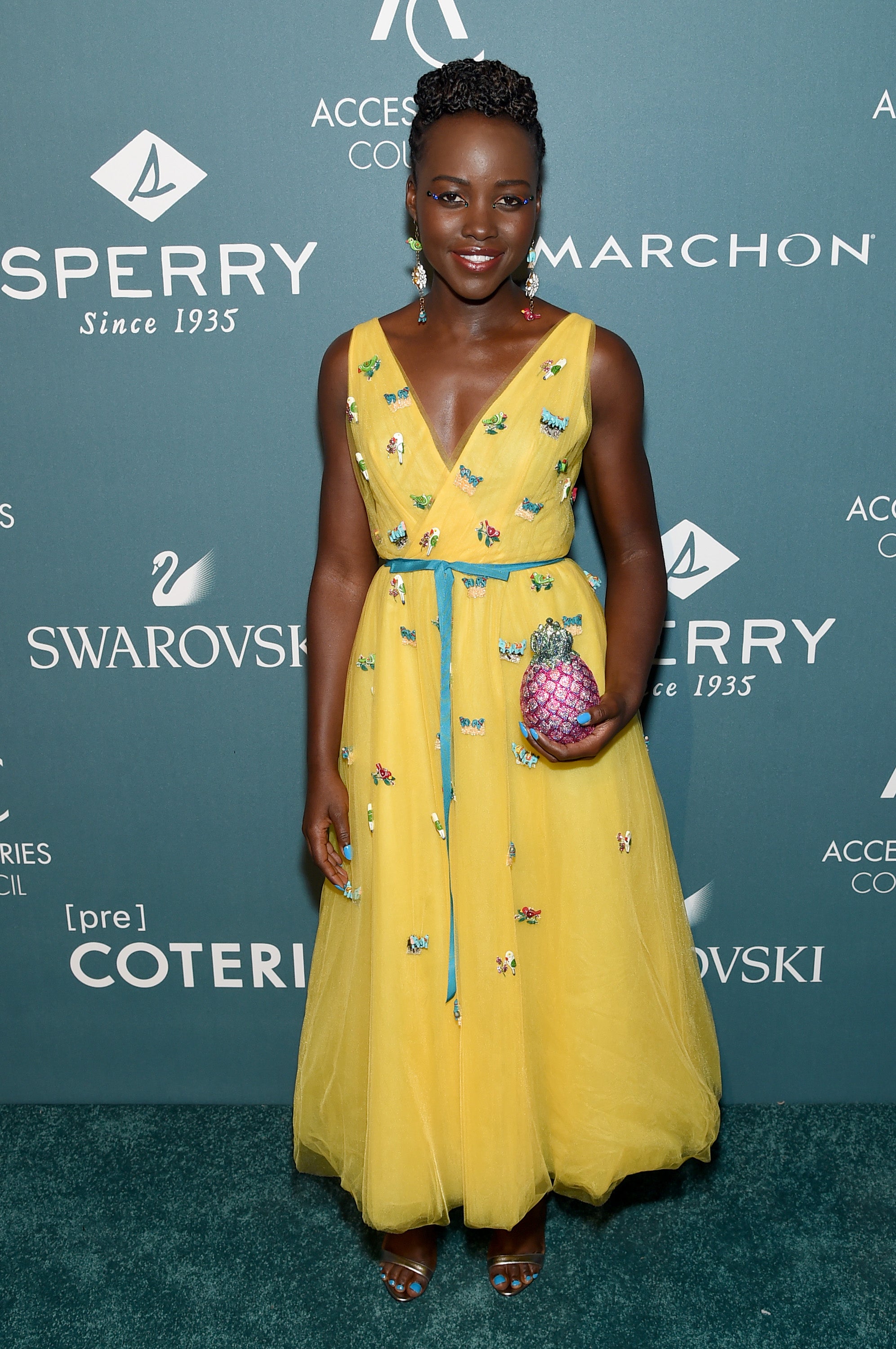 Lupita Nyong'o Wears Jewels on Her Eyes and It's the Coolest Beauty Look  Ever | Entertainment Tonight