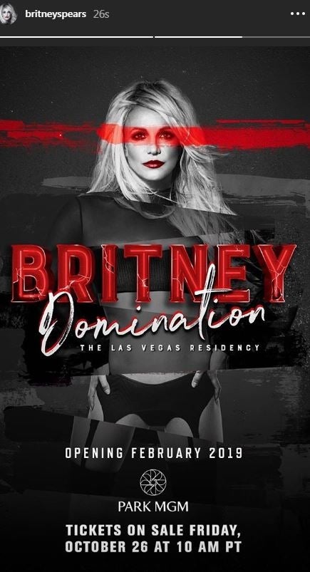 Britney Spears Officially Announces 'Domination' Residency in Return to Vegas -- Get All the Details | Entertainment Tonight