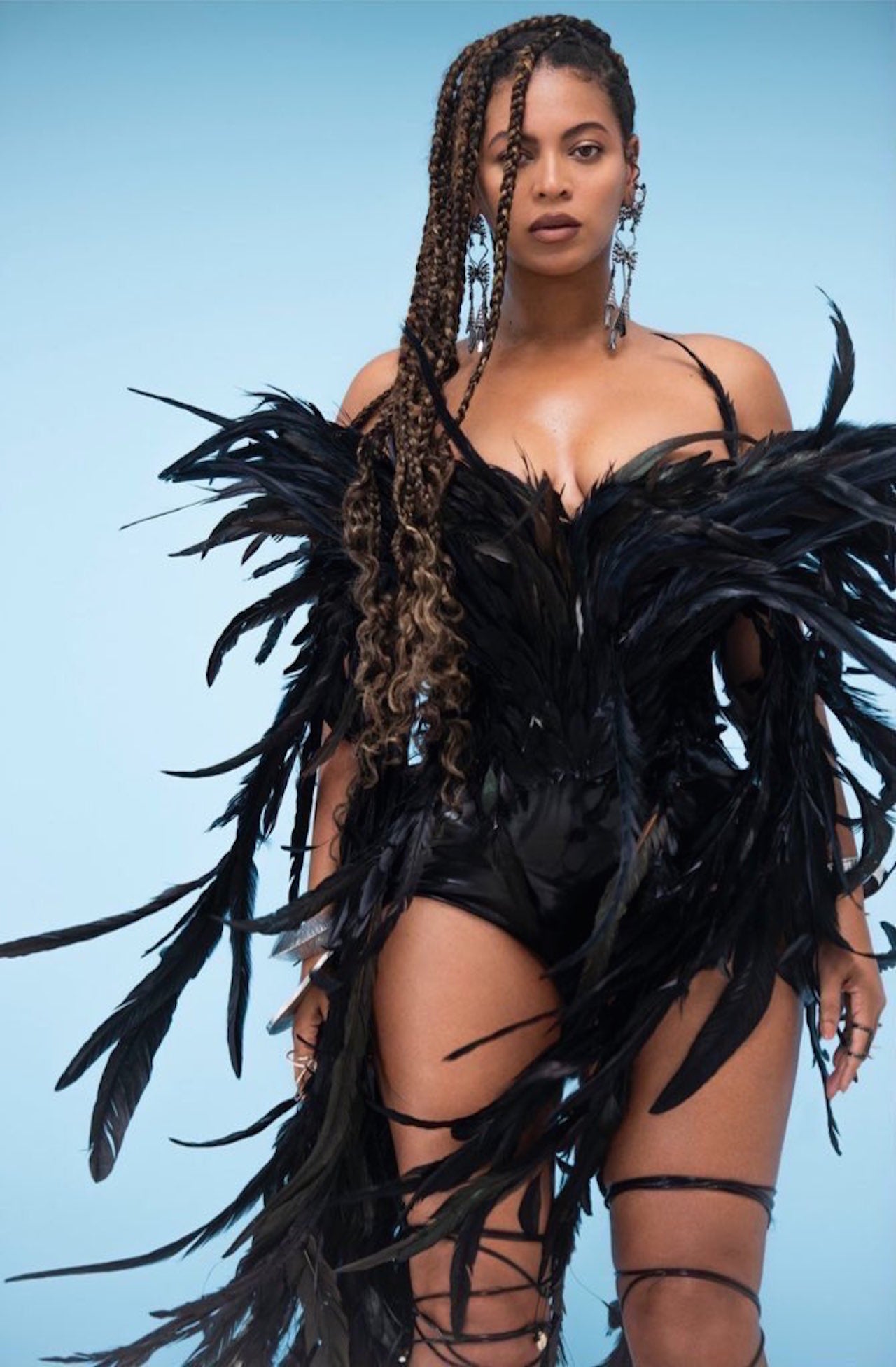 beyonce blue dress black is king Egyptian Belly Dance Costume Saidi Dress Baladi Galabia Fallahi Abaya –  Luxor Bazaar main image 1