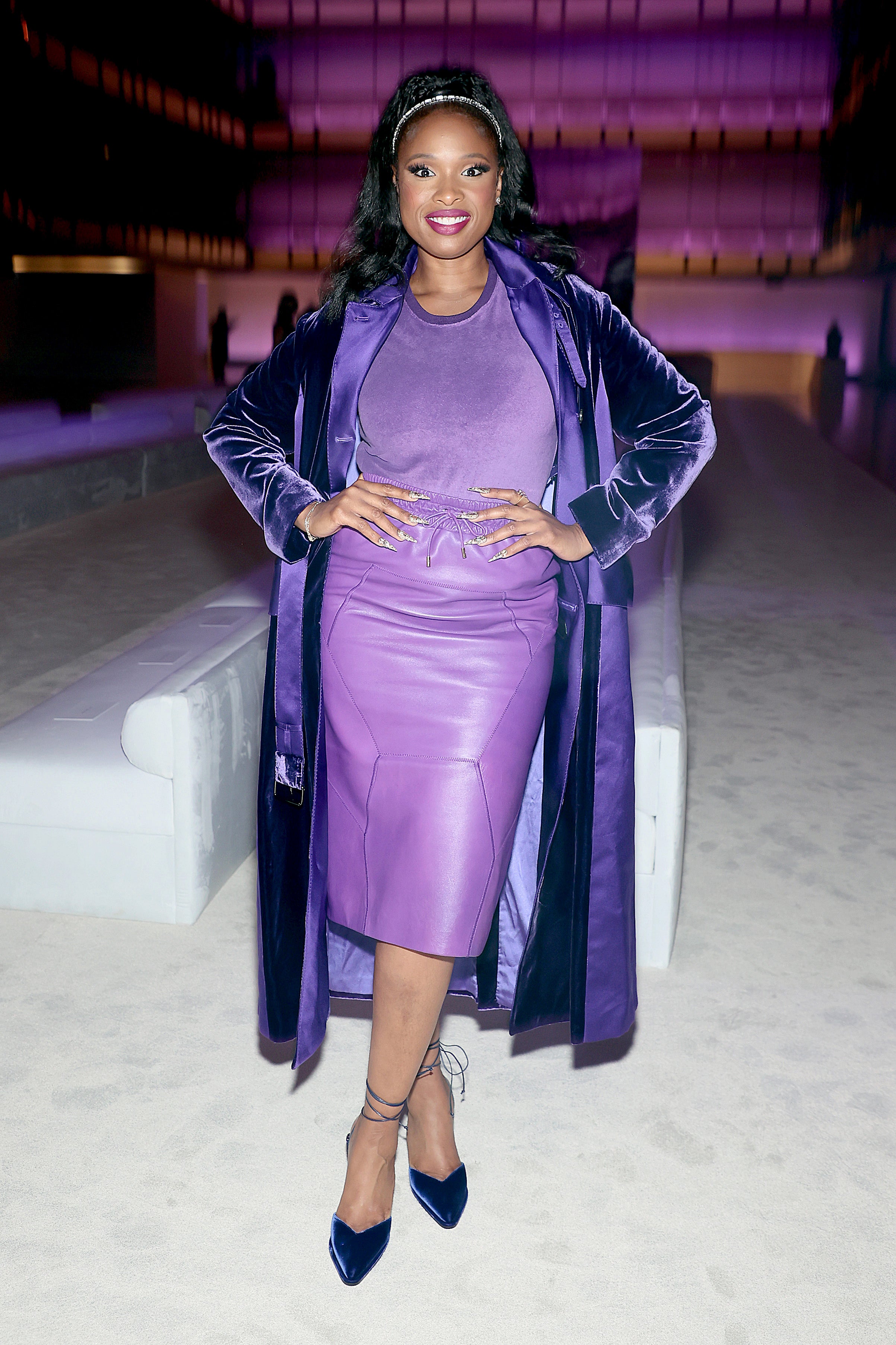 paris hilton purple dress Paris Hilton LADYGUNN Cover Story No. 20