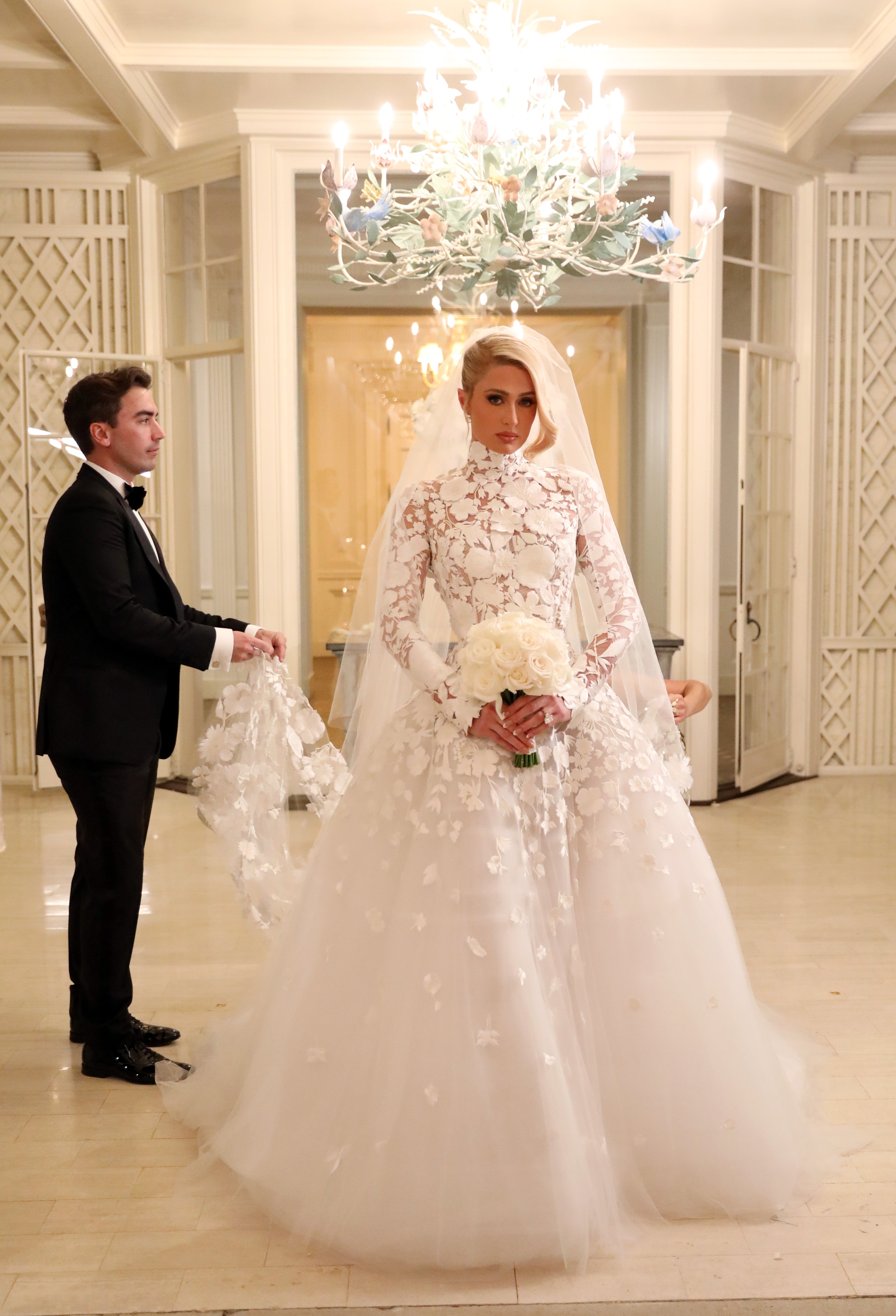 demi lovato in a wedding dress Dress: The Stunning Look Demi Lovato Marries Jordan Lutes