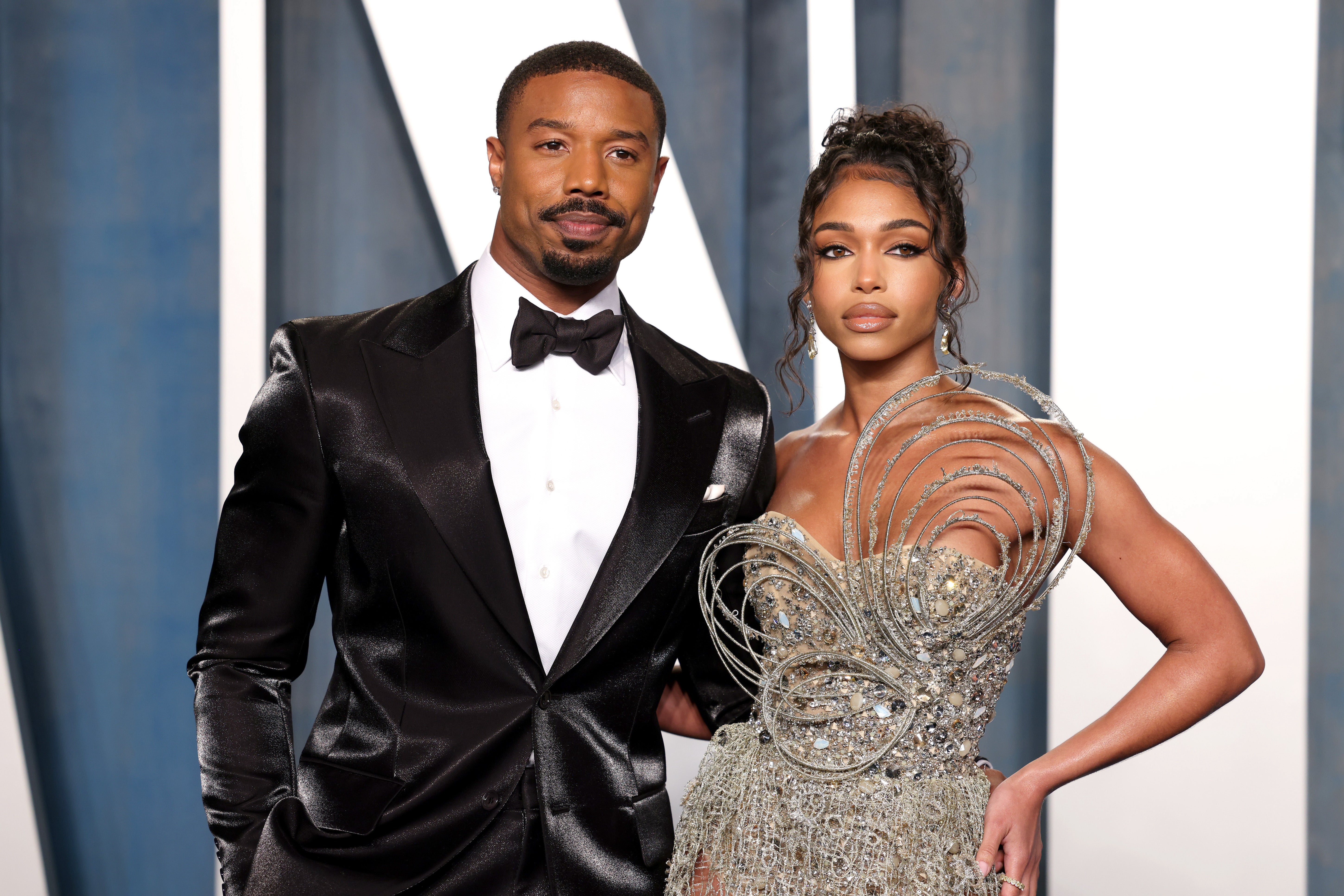 Michael B. Jordan and Lori Harvey Make Their Red Carpet Debut at Oscars  After-Party | Entertainment Tonight