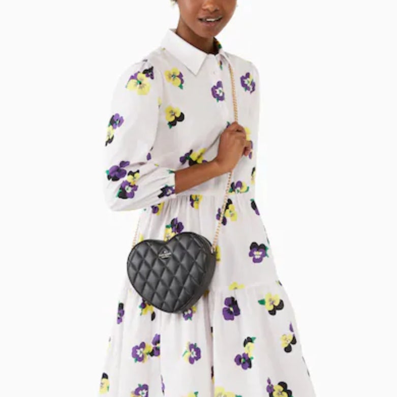 sachin and babi light blue dress Tory Burch Jewel Embroidered Shift Dress 12 Black $698 AS IS main image 1