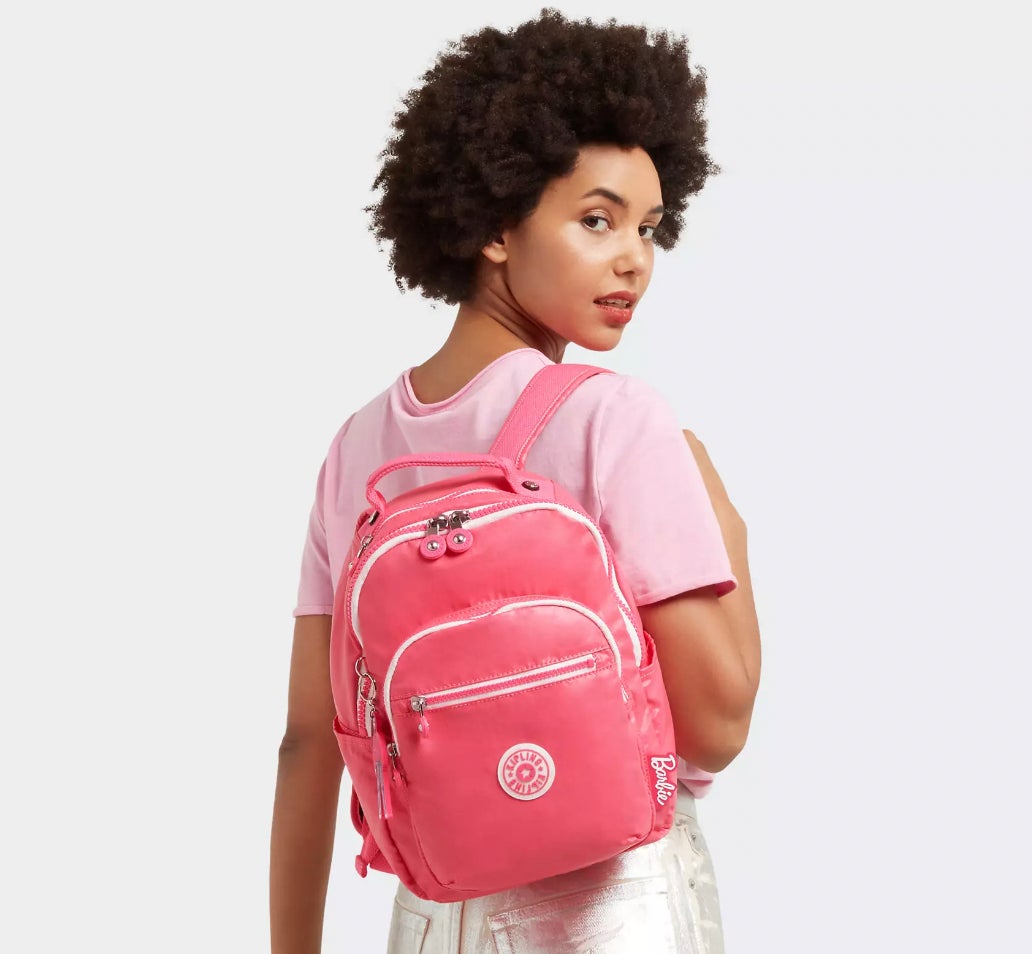 Kipling Barbie Pink Mini Backpack Living out our wildest Pink dreams with the Darlee backpack  main image 4