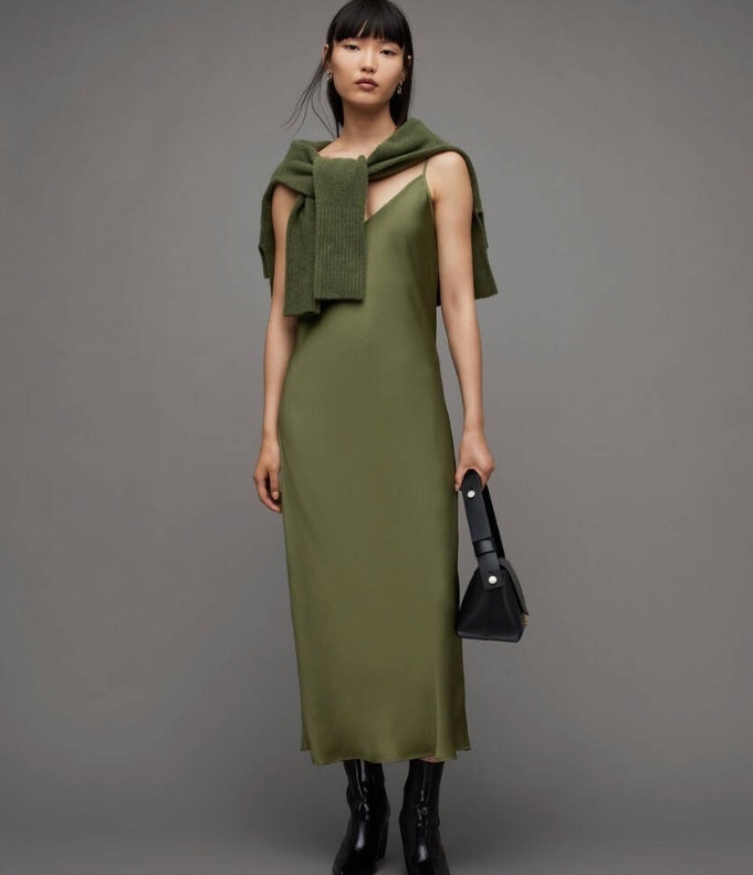 coast green lace dress Petite Tiered (Women) The thoughtfully placed lace main image 1