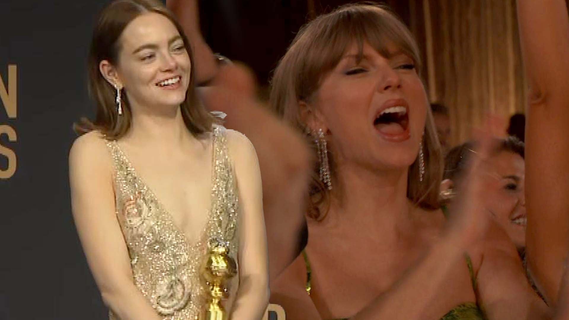 Taylor Swift and Keleigh Teller Snap Bathroom Selfie and Have a Laugh in  Fun Golden Globes Date Night Pics | Entertainment Tonight