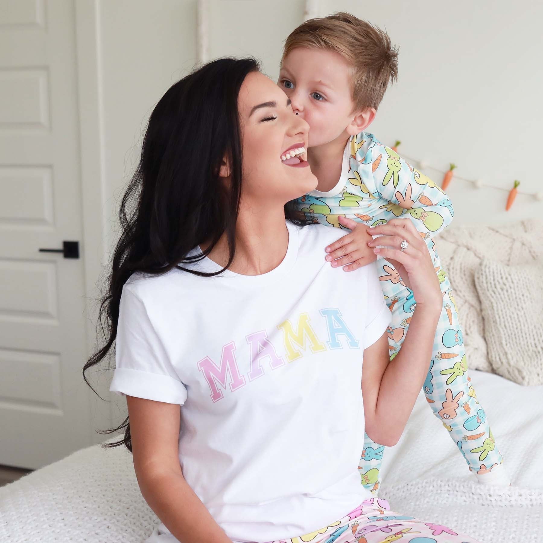 Matching Pajamas Easter Pyjamas Kids Matching Easter Pyjamas Family Children's Place Easter Pajamas Matching  The Children's Place Easter Family Matching Snug Fit Cotton