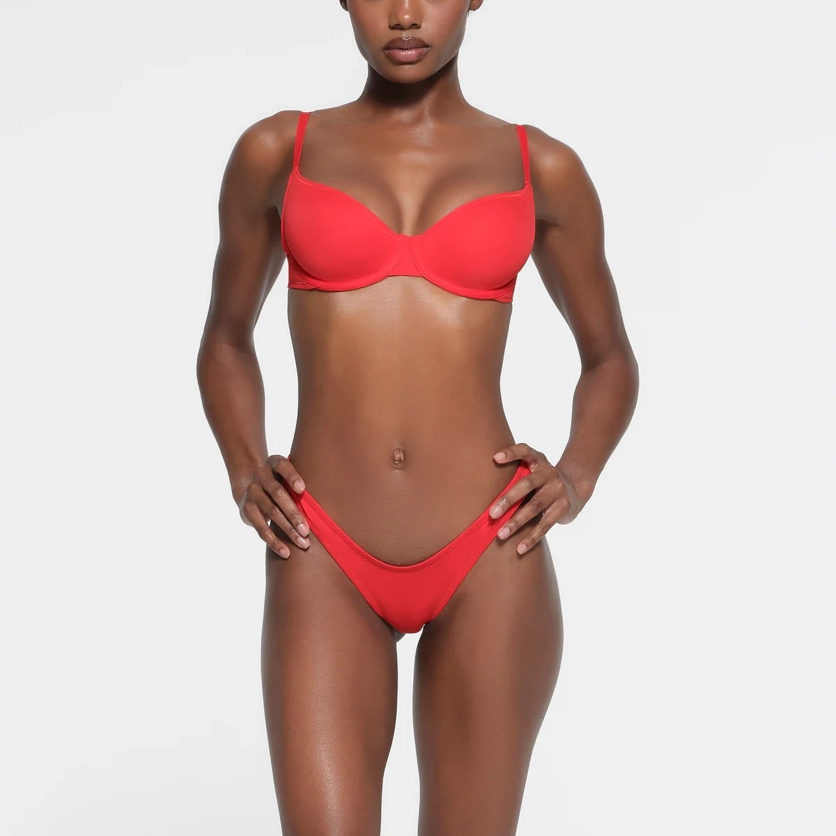 underwire scoop bikini top