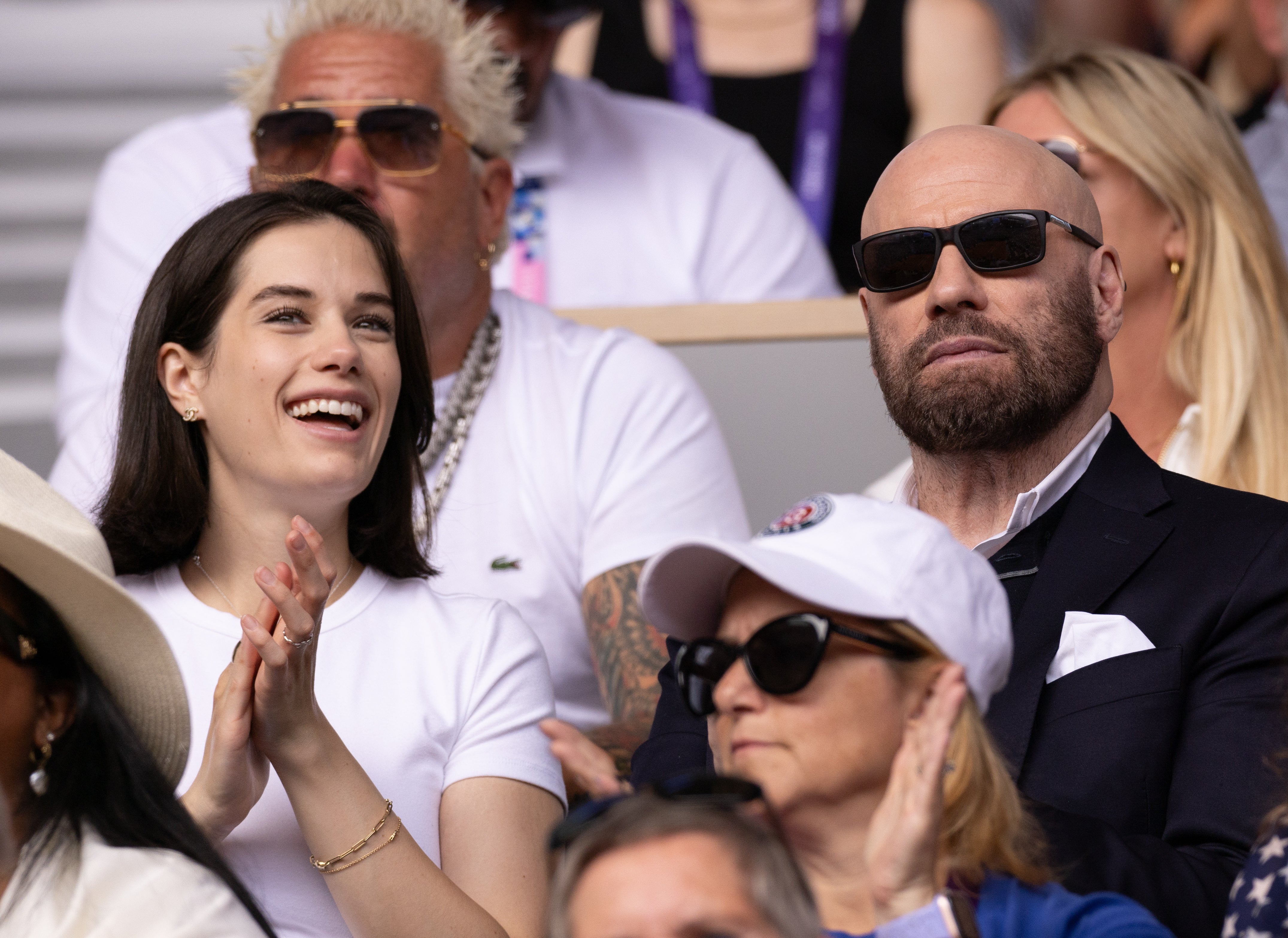 John Travolta and Daughter Ella Make a Rare Appearance at the 2024 Paris  Olympics: See the Photos | Entertainment Tonight, image size:4302x3133