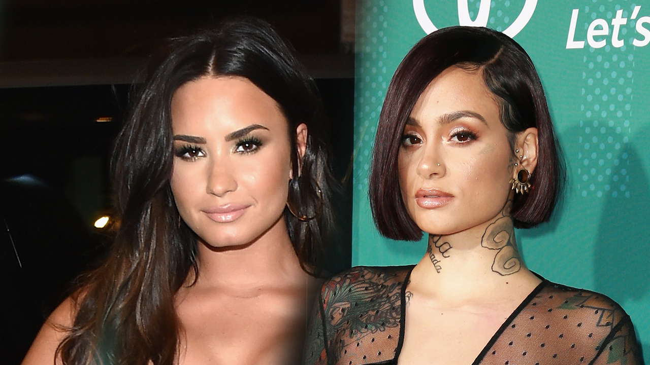 Demi Lovato Seductively Kisses & Straddles Kehlani OnStage See the