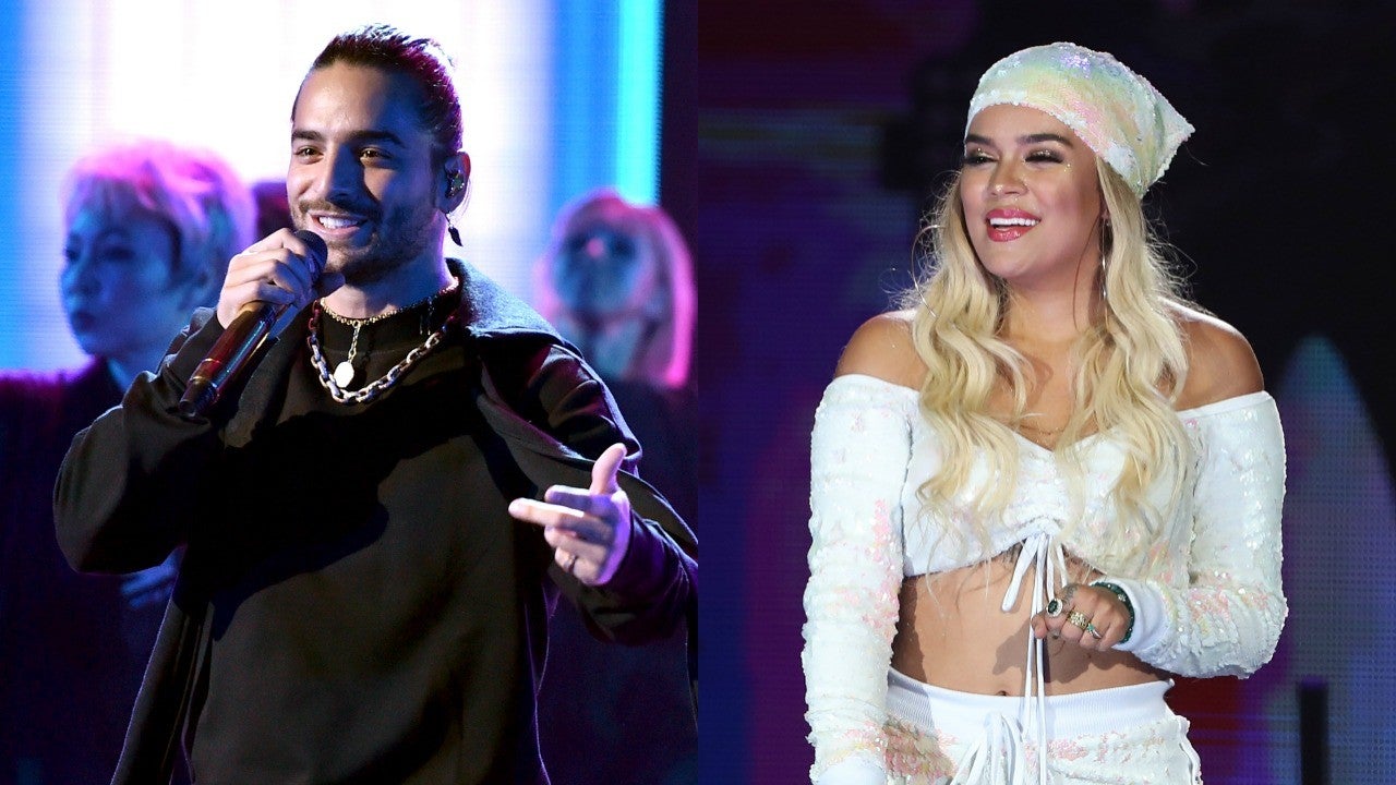 Maluma and Karol G Perform 'Créeme' Live for the First Time -- Watch! | wusa9.com
