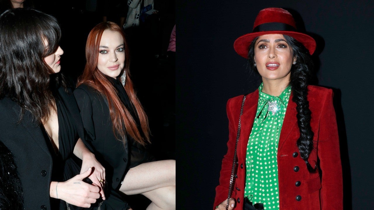 Celebrities at Saint Laurent show, Paris Fashion Week - in pictures