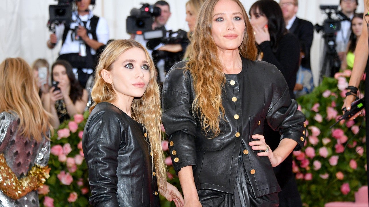 Mary-Kate and Ashley Olsen Match in Leather Outfits at 2019 Met Gala |  wusa9.com, image size:1280x720