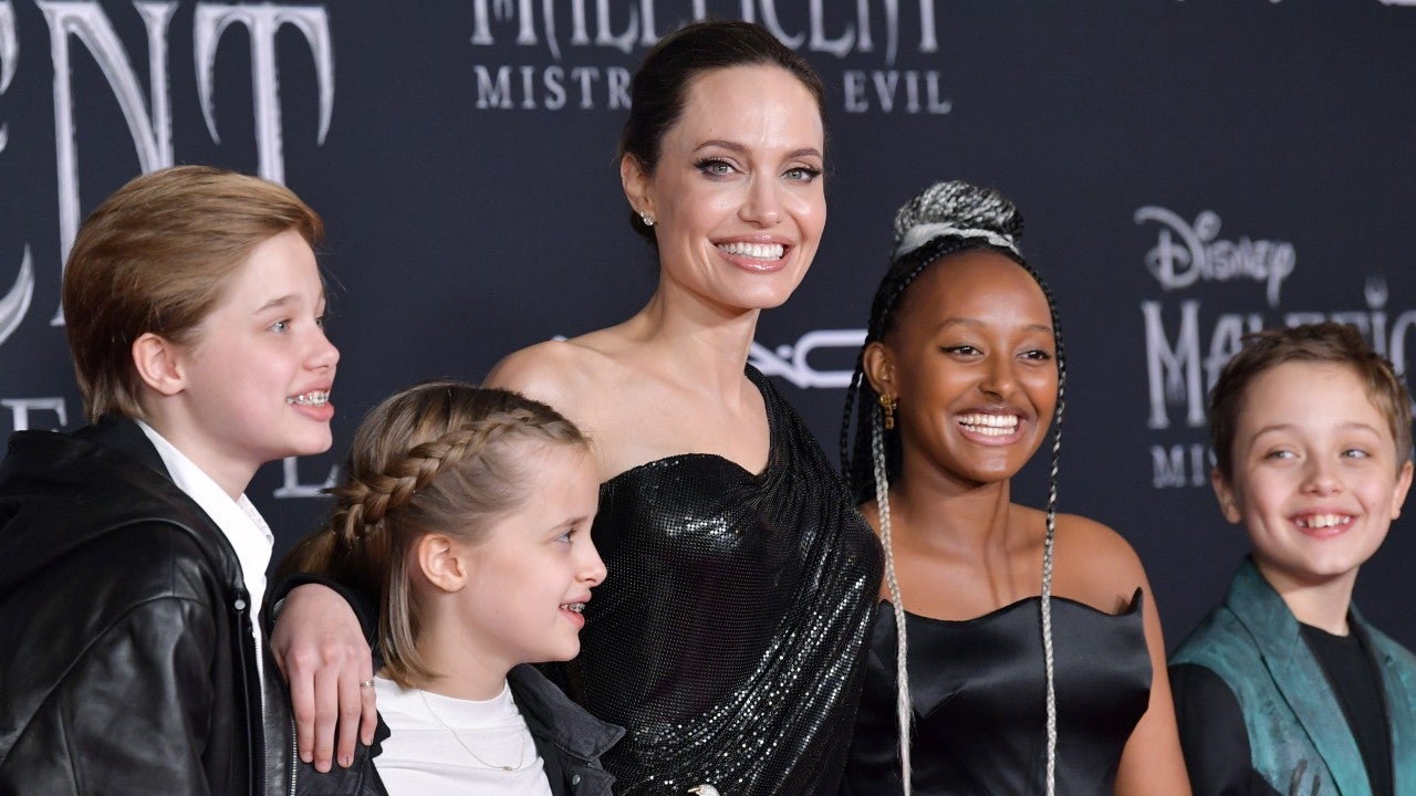Watch Angelina Jolie and Her Kids Get Glammed Up and Ready
for 'Maleficent' Premiere whas11.com