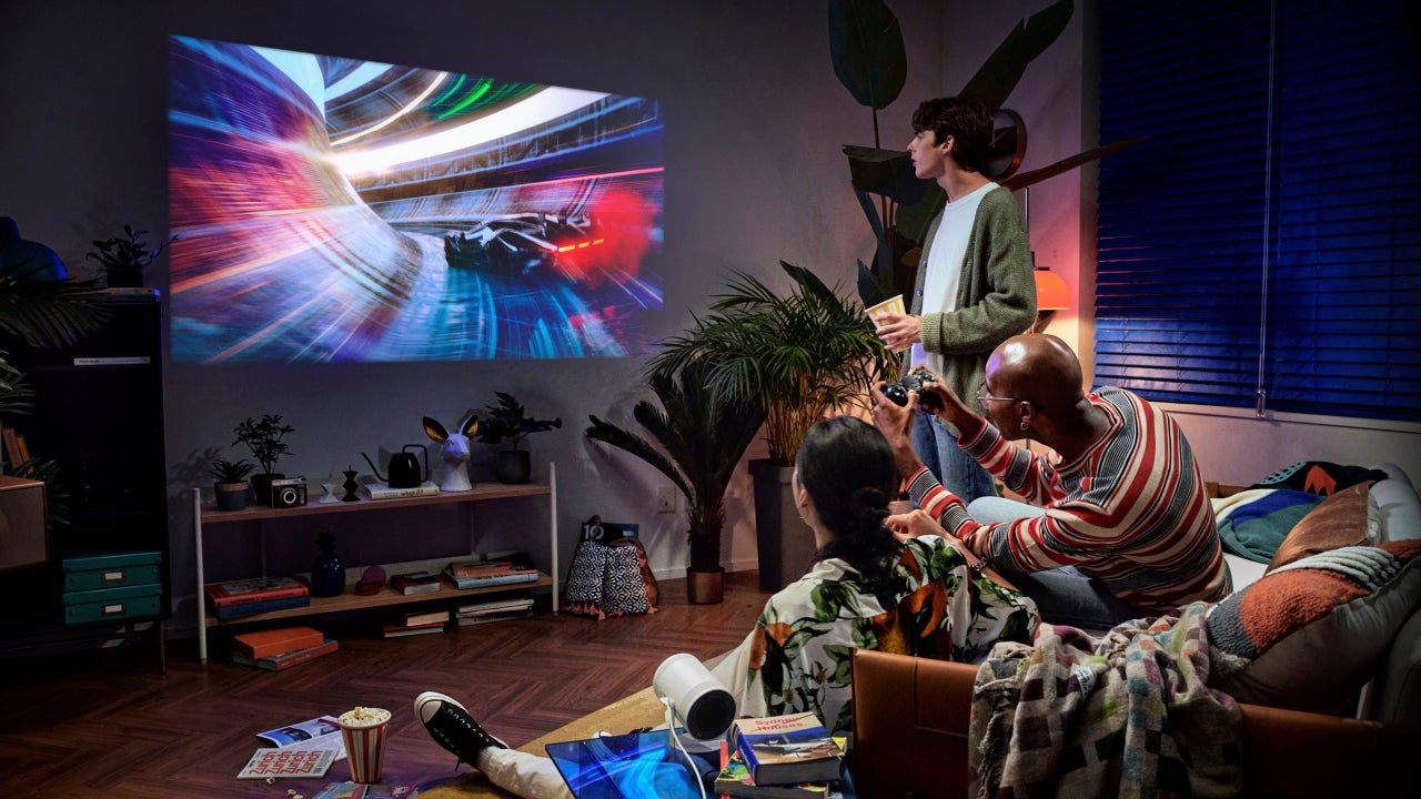 Samsungs Portable Freestyle Projector Is On Sale to Take Movie Night Anywhere This Spring