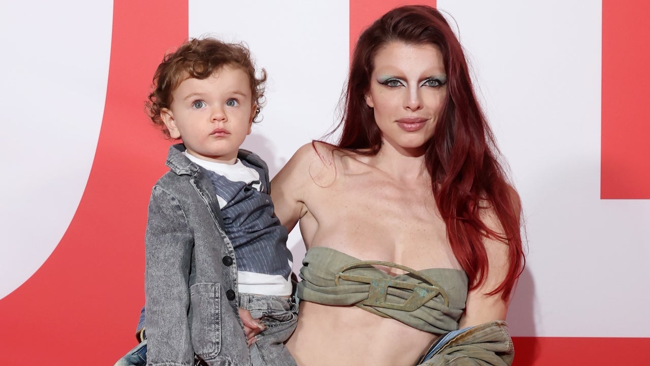 Julia Fox's Son Valentino Makes an Adorable Appearance in Denim at Milan Fashion Week 
