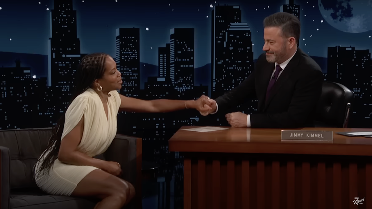 Jimmy Kimmel Gets Choked Up With Regina King in Their First Interview Together Since Her Son’s Death