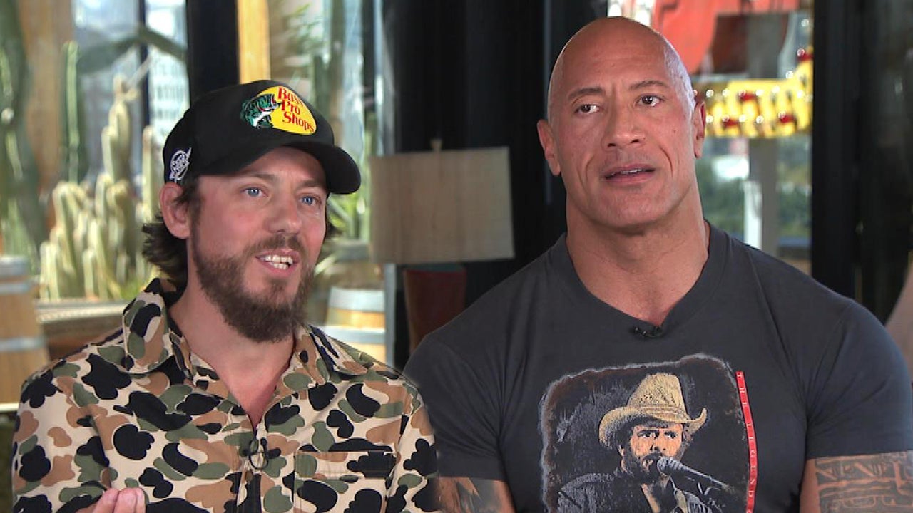 Dwayne Johnson Talks Friendship With Chris Janson and Tears Up Over Late Father Rocky (Exclusive)