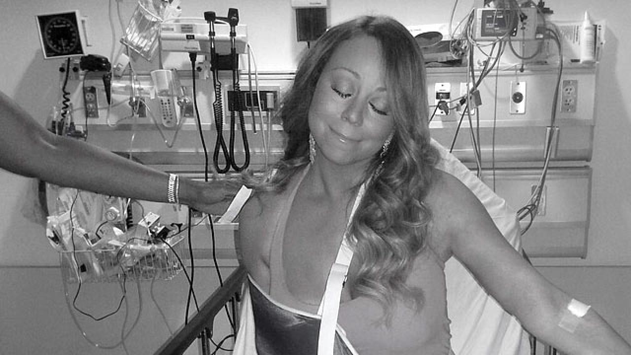 Mariah Makes Glamorous Hospital Exit (VIDEO) | Entertainment Tonight