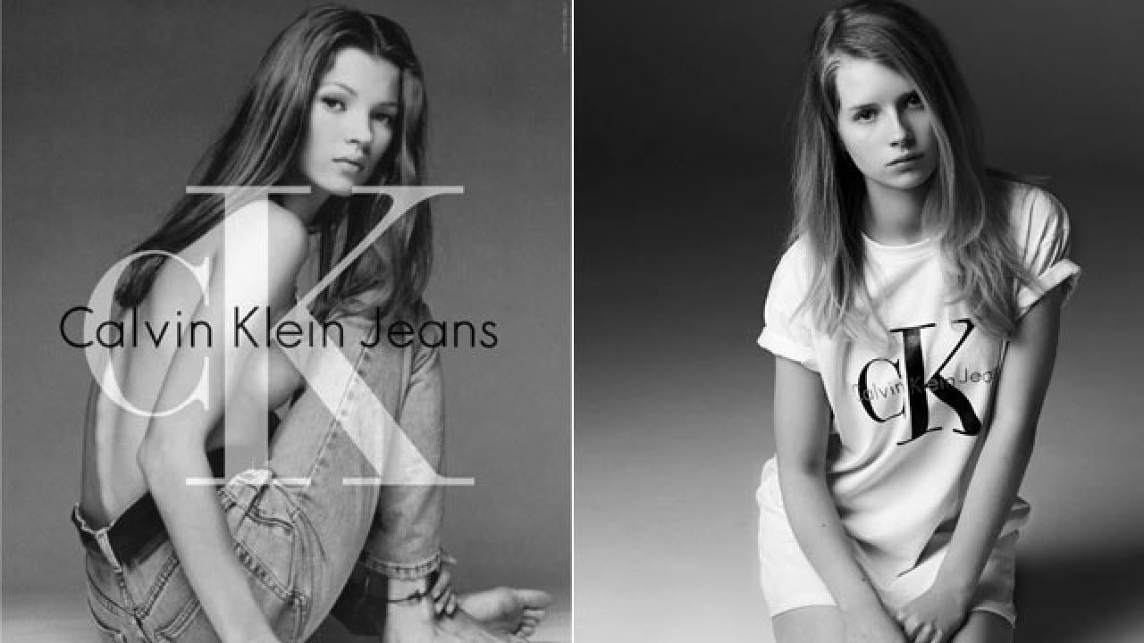 Kate Moss' 16-Year-Old Sister Follows Her Calvin Klein Footsteps |  Entertainment Tonight