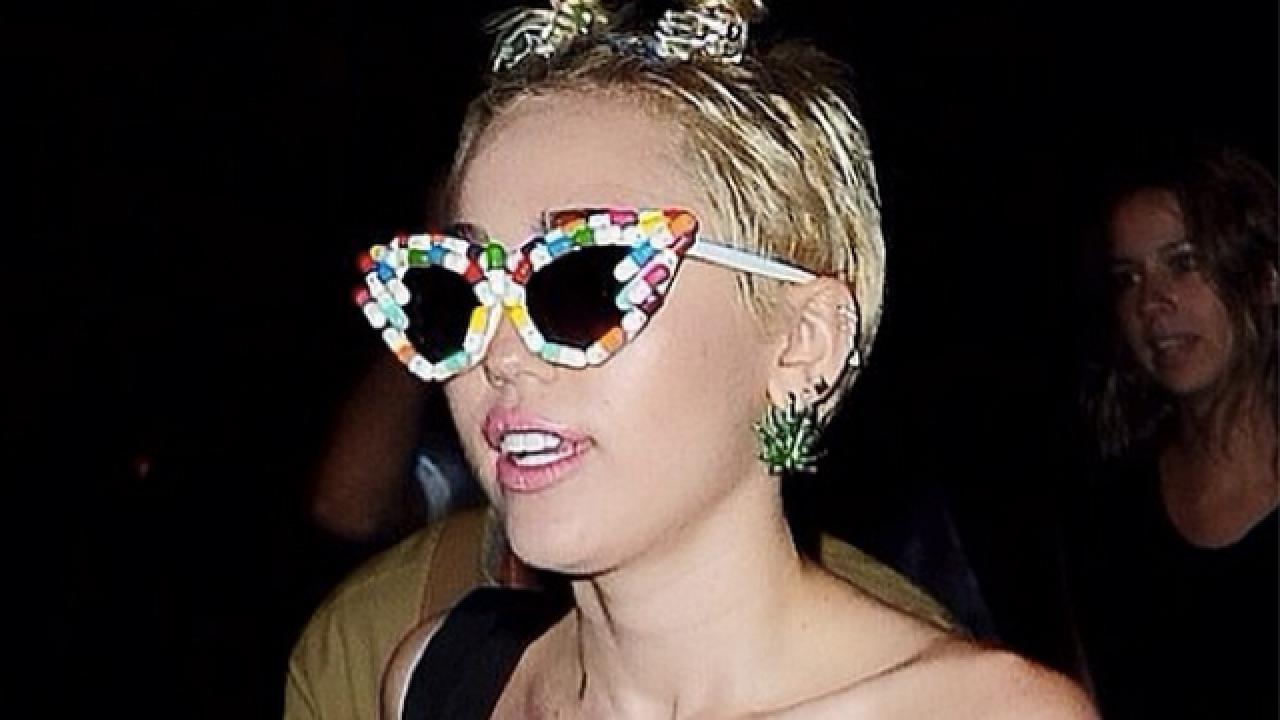 Shocking: Miley Cyrus goes topless at party
