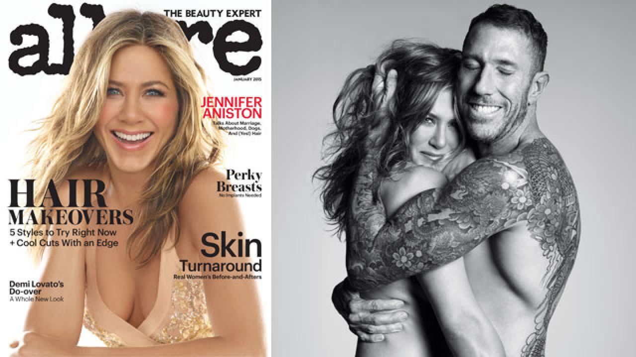 1280px x 720px - Jennifer Aniston Poses Topless, Slams Pressure to Get Pregnant |  Entertainment Tonight