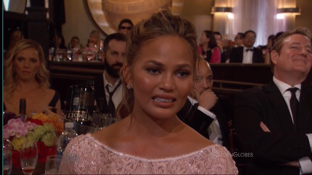 Chrissy Teigen's Awkward Crying Face Becomes A Viral Sensation at the ...