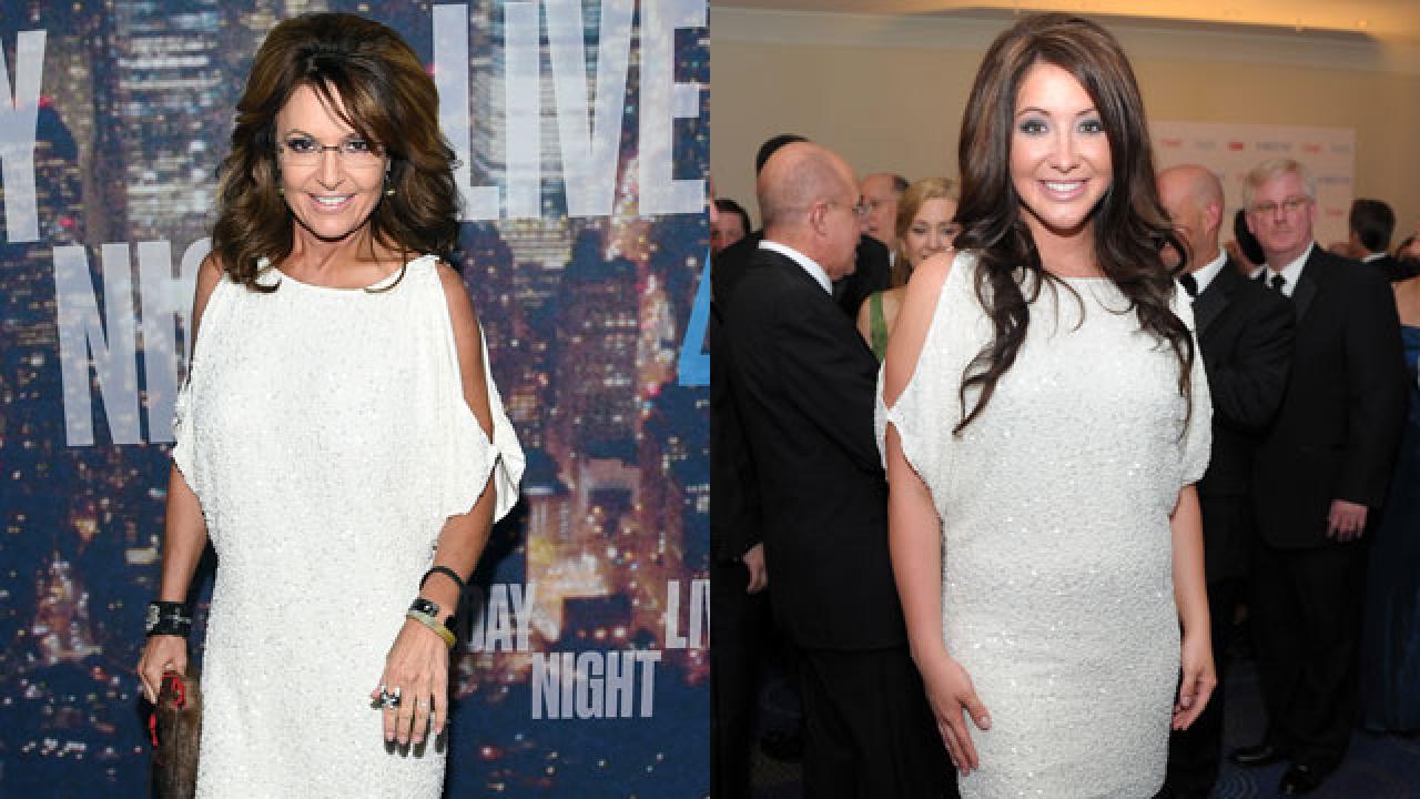 Sarah Palin Borrows Her Daughter Bristol's Dress to Go to 'SNL 40