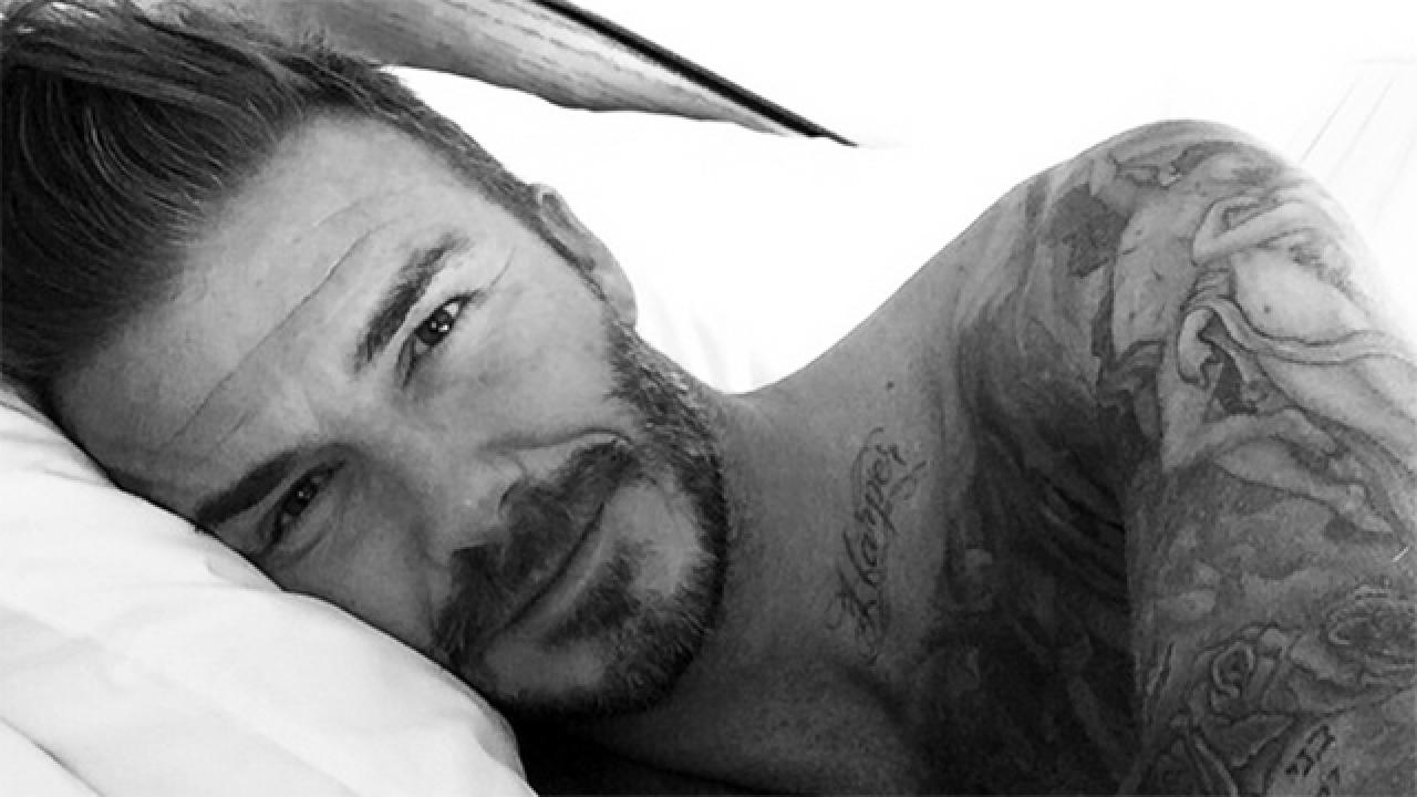 David Beckham Goes Shirtless in Instagram Debut | Entertainment Tonight